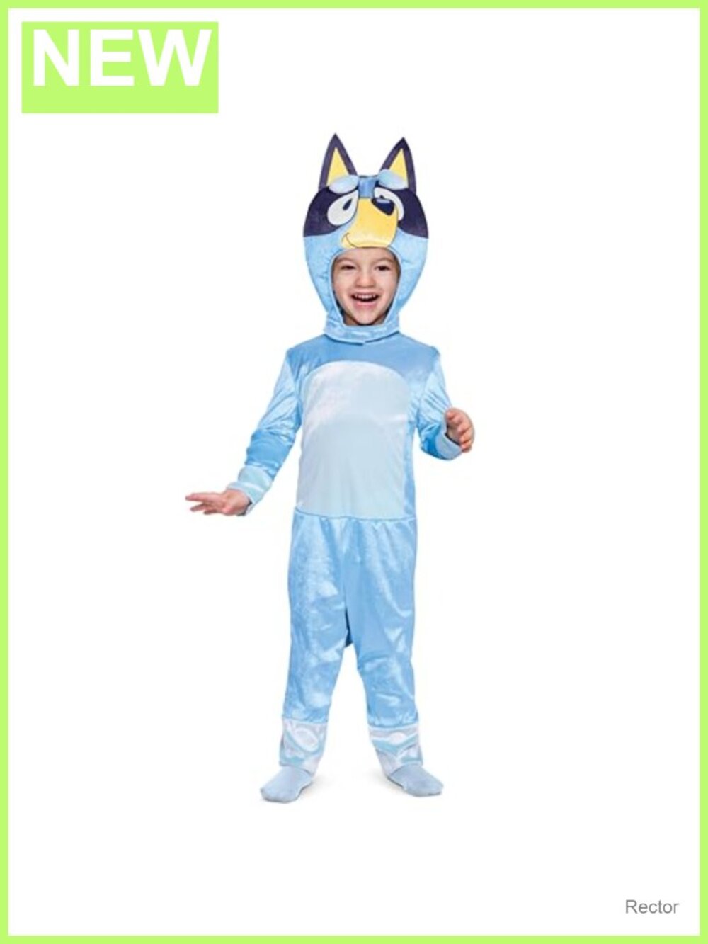 Kids Bluey Costume Jumpsuit and Headpiece Official Licensed Toddler Outfit